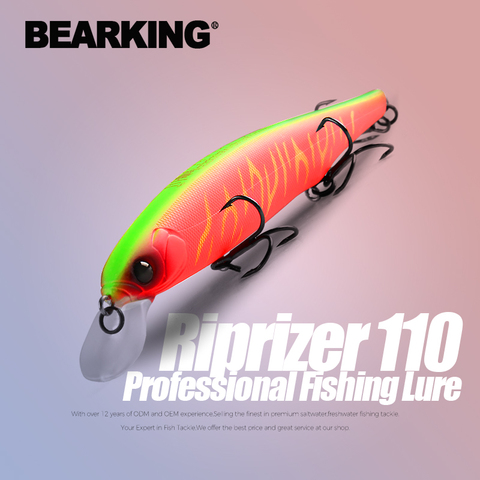 BEARKING Best price Riprizer 110 jerking bait 11cm 15g dive 1.5m Wobblers  Carp Fishing Lures Artificial Baits tackles - Price history & Review, AliExpress Seller - bearking wobbler Store