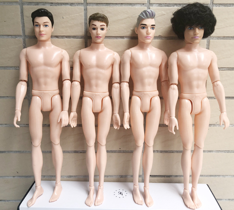 1 set of 30cm 14 Moveable Jointed Nude Naked Dolls Doll Body gift Shoe for Ken Boy Male ► Photo 1/6