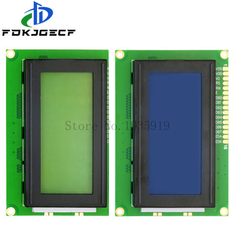 1604 16X4 16*4 Character LCD Module Display Screen LCM Yellow / Blue With LED Backlight SPLC780 HD44780 Controller IIC / I2C ► Photo 1/6