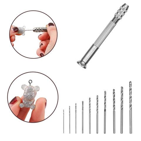 1set 0.8-3.0mm Hand Drill For Resin Molds UV Epoxy Resin Mold Tools DIY Jewelry Making Equipments Metal Drill Screw ► Photo 1/6