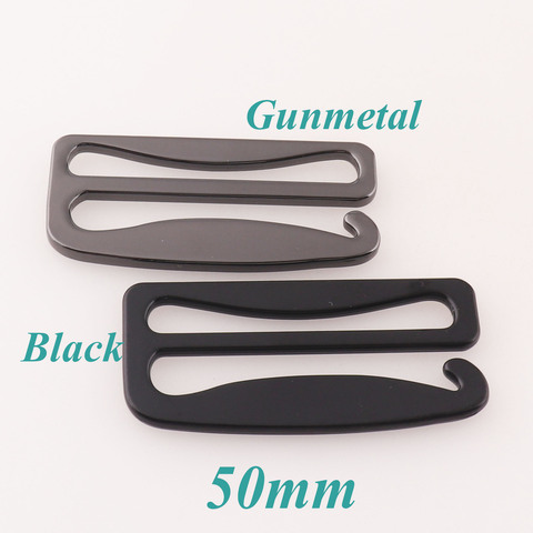 6PCS Gunmetal /BLACK Metal G Buckle 38MM/50mm G Hooks Strap Slider ZINC Alloy G-Hook,,Leather Handle Webbing High Quality Clasps ► Photo 1/4