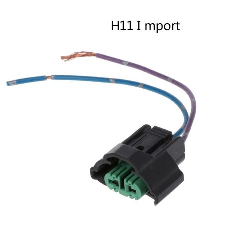 Import H11 Car Halogen Bulb Socket Power Adapter Plug Connector Wiring Harness 270E ► Photo 1/6
