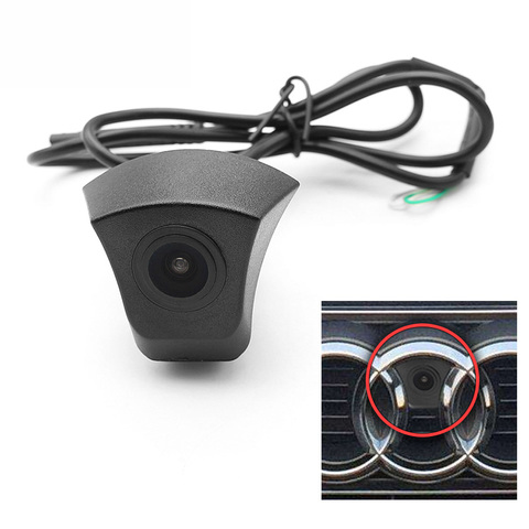 Front Logo Camera Night Version For Audi A1 A3 A4 B8 A5 A6 TT Q3 Q5 Q7 TT Parking Camera Video Water Proof ► Photo 1/6