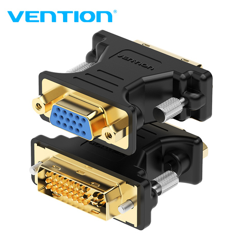 Vention DVI to VGA Adapter Bidirectional VGA to DVI Adapter DVI-I 24+5 Female to VGA Male Cable for HDTV Projector PC DVI-VGA ► Photo 1/6