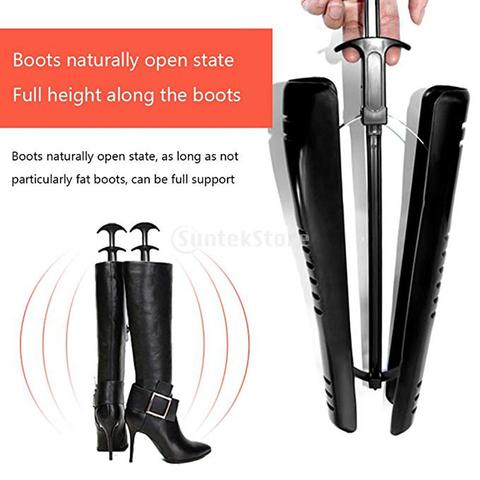 Women Shoe Tree Support Organizer with Handle Boots Stand Holder Shaper Man Boot Shoe Stretcher Automatic Organizer Home ► Photo 1/6