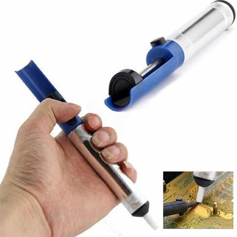 Aluminum Metal Desoldering Pump Suction Tin Soldering Sucker Pen Removal Vacuum Soldering Iron Desolder Tools ► Photo 1/5