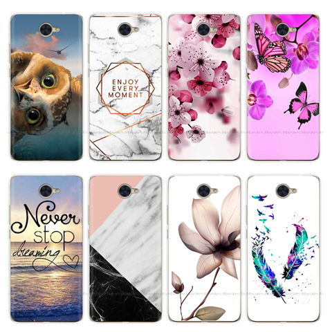 For Huawei Y7 2017 Case Y7 2022 Silicon Back Cover Phone Case For Huawei Y7 TRT-LX1 TRT-LX2 TRT-LX3 Y 7 2017 Soft TPU Case Cover ► Photo 1/6