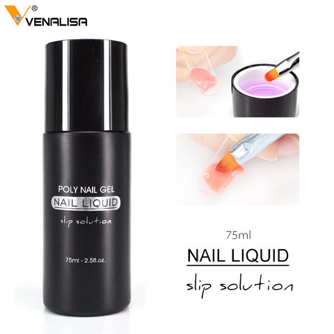 Nail Art DIY French Nail Extension Full Cover Acrylic Nails Jelly UV Gel Gum VENALISA Poly Nail Gel Slip Liquid Cleanser Remover ► Photo 1/6