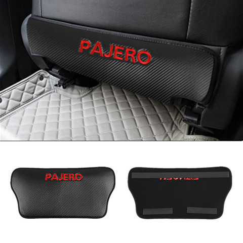 1pcs Universal Car Back Protector Cover Seat Back Anti-Kick Cushion Pad for Mitsubishi Pajero accessories car styling ► Photo 1/4