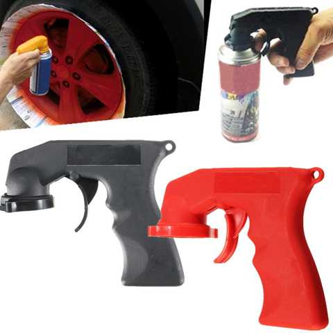 Spray gun holder with aerosol paint, spray gun, spray gun, spray nozzle ► Photo 1/6