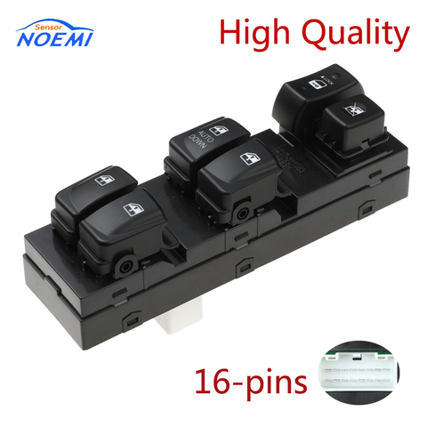 YAOPEI Front left driver side window electric switch For Hyundai Elantra HD 2007-2010 93570-2H110 935702H110 ► Photo 1/6