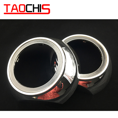 TAOCHIS Car Styling Shrouds Mask for 3.0 inch HELLA 3R G5 Koito Q5 Bi Xenon Projector Lens Retrofit Head Light Volkswagen Tiguan ► Photo 1/6