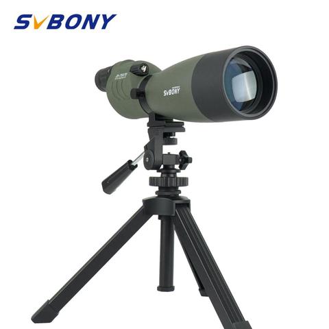 SVBONY spotting scope 25-75x70 straight telescope waterproof BAK4 prism for target shooting archery outdoor professional ► Photo 1/6