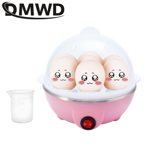 DMWD 110V/220V Rapid Heating Electric Egg Cooker 7 Eggs Capacity Boiler Steamer Pan Portable Kitchen Cooking Tools Cookware ► Photo 1/6