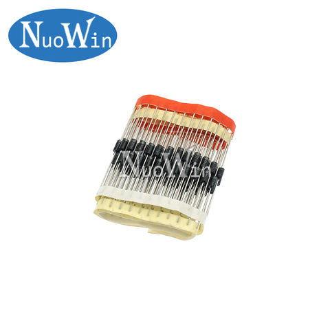 100PCS 1N4007 1N5819 1N4001 UF4007 FR107 FR157 FR207 1N4004 1N4937 HER107 RL207 1N5817 1N5399 DO-41 Rectifier Diode ► Photo 1/1