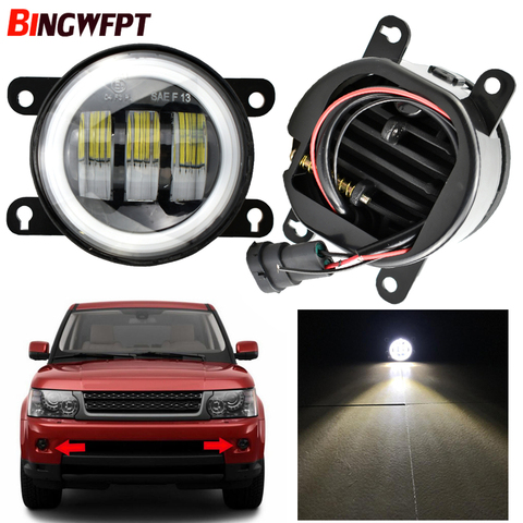 1pair LED Fog Light 30W 4000LM Car Front Bumper Fog Lamp DRL 12V For Land Rover Range Rover Sport L320 Facelift 2010-2013 ► Photo 1/6