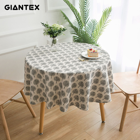 History Review On Giantex, Round Decorator Table Tablecloths