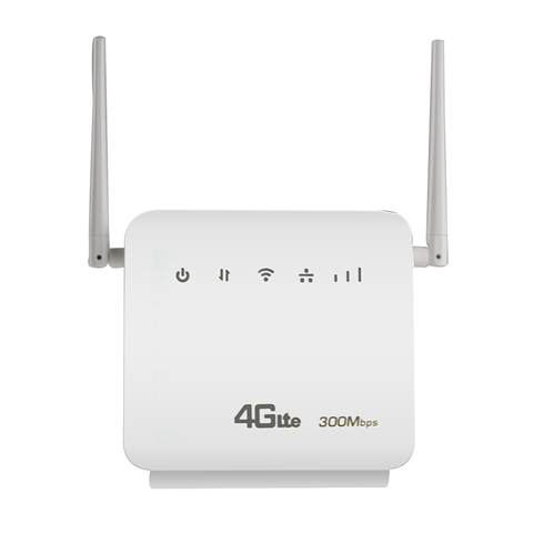 Unlocked 300Mbps Wifi Routers 4G LTE CPE Mobile Router with LAN Port Support SIM card and Europe/Asia/Middle East/Africa ► Photo 1/6