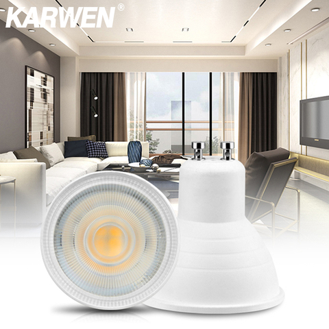 KARWEN Lampada LED Lamp bulb GU10 MR16 6W LED spotlight E27 E14 220V LED Downlight 48 60 80L Lampara LED light bulb for Bedroom ► Photo 1/6