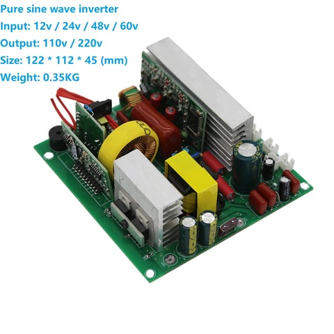 150W pure sine wave inverter board 12v 24v 48v 60v to 220V / 110V lithium battery Integrated machine car home ► Photo 1/2