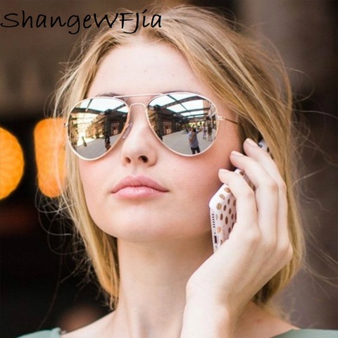 2022 Pilot Aviation Sunglasses MenShades Retro Classic Silver Sun Glasses Female Male Luxury Brand Designer Lunette ► Photo 1/6
