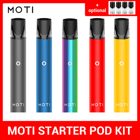 MOTI Portable Kit Vape Pen Box MOD 500mAh Battery POD System 1.8ml Electronic Cigarette Pen E-cigs MTL POD S6538 ► Photo 1/6