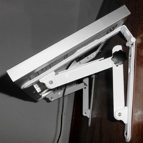 2PCS Foldable Adjustable Solar Panel Support Home Iron Solar Panel Bracket (Silver,White) ► Photo 1/6