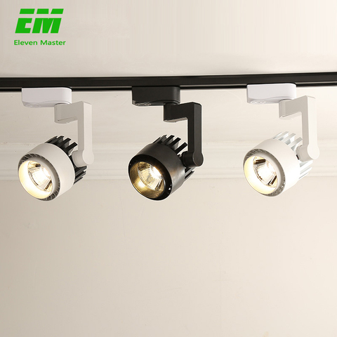 Whole Set Led Track Lights 15/20/30W COB Track Lamps for Shop Rail 110/220V Spotlights for Clothing Store Track Lighting ZGD0001 ► Photo 1/6