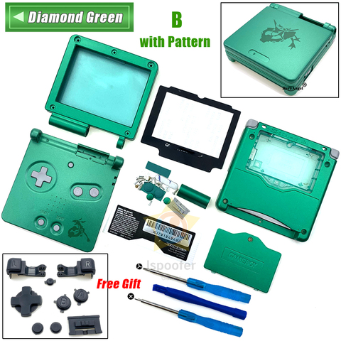 2022 Cartoon Full Housing Shell Replacement For Nintendo Gameboy Advance SP For GBA SP Game Console Cover Case Dropshipping ► Photo 1/6