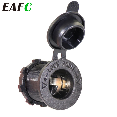 EAFC Cigarette Lighter Socket 12V Waterproof Car Boat Motorcycle Cigarette Lighter Sockets Power Plug Outlet ► Photo 1/6