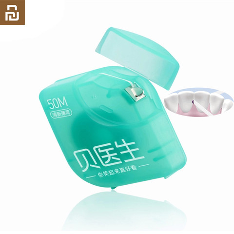 Youpin Doctor Bay Dental Foss Portable Picks Teeth Toothpicks Stick Oral Care Design 50m/box for Men Family ► Photo 1/6