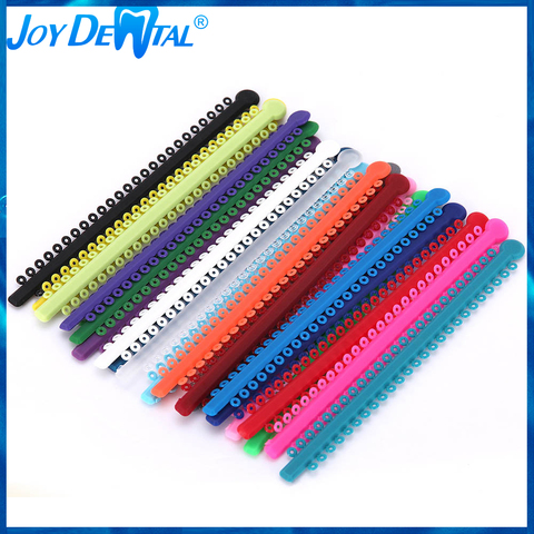1pack=1000PCS/20Sticks Dental Orthodontic Elastic Ligature Ties Bands for Brackets Colourful For You Choose ► Photo 1/6