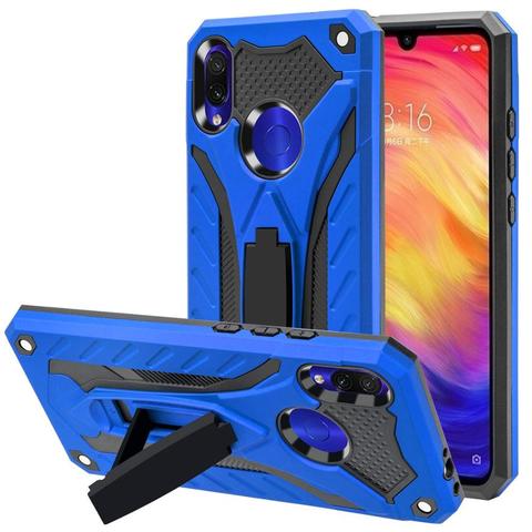 For Xiaomi Redmi 9 / 9A Rugged Back Shockproof Ring Holder Stand Case Cover