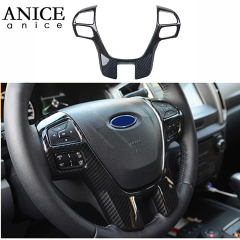 Steering Wheel Panel Cover fit for Ford Ranger Everest Endeavour 2015-2019