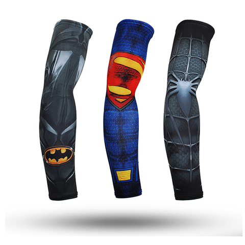 1 Pair Ice Fabric Breathable UV Protection Running Arm Sleeves Basketball Elbow Pad Sport Cycling Outdoor Motorcycle Arm Warmers ► Photo 1/6