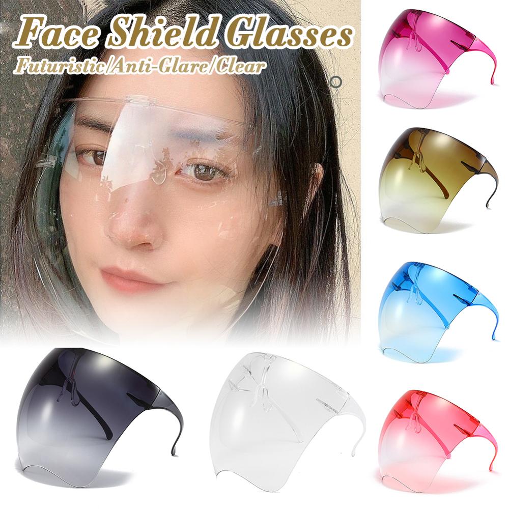 Oversized Bubble Face Shield Visor SUN GLASSES Protective Eyewear Anti-Fog Lens 