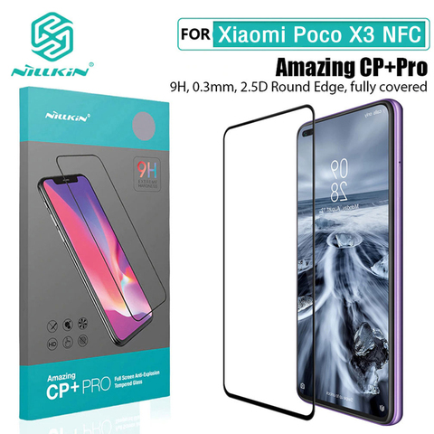 For Xiaomi POCO X3 NFC Screen Protector Nillkin CP+PRO H/H+Pro XD CP+MAX Tempered Glass For  Xiaomi POCO X3 NFC Glass ► Photo 1/6