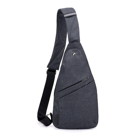Personal pocket bag Men's anti-theft chest bag close-fitting Messenger bag shoulder bag splash-proof capacity travel gun bag ► Photo 1/6