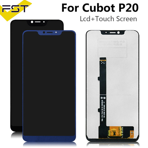 For Cubot P20 LCD Display and Touch Screen Digitizer 6.18 inch Mobile Phone Accessories For Cubot P20 With Tools And Adhesive ► Photo 1/5