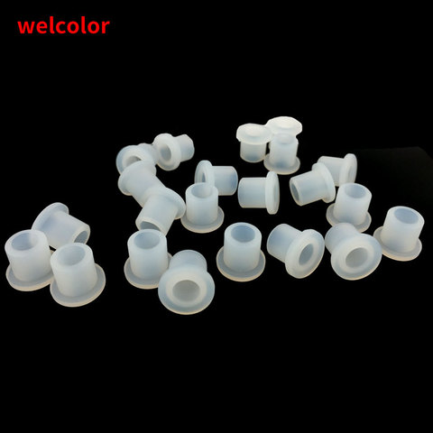 T type silicone rubber Hollow sealing hole plug protective sleeves stopper parts Gaskets OD ID 2.5 3 3.5 4 4.5 5 5.5 6 7 8 10 mm ► Photo 1/6