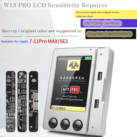 W13 Pro V2 For iPhone 11Pro max XR XS Max True Tone Light Sensor Repairing Chip Programmer Battery Data Headphone Repair Tester ► Photo 1/6