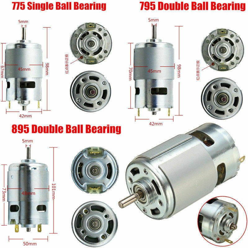 High Power Large Torque Motor 775 795 895 Motor Ball Bearing Shaft Low Noise  - Price history & Review, AliExpress Seller - AZGIANT Global Store
