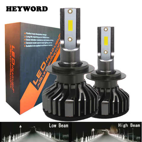 Car Headlight H4 110W 12000LM LED Bulb car 9006 9005 H7 H8 H3 6500K DOB Styling Auto Headlamp Fog Light Bulbs ► Photo 1/6