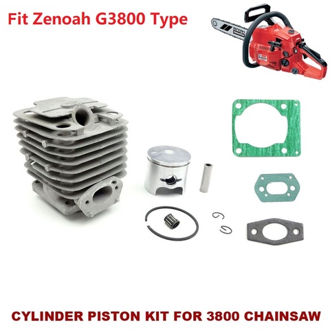 39mm Cylinder Piston Kit & Cylinder Gaskets Kit Universal Fit ZENOAH G3800 & TOPSUN ALPINA ANOVA More Chinese 38CC 3800 Chainsaw ► Photo 1/6