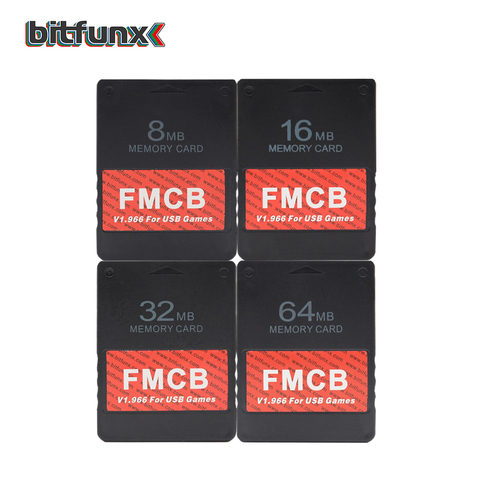 Bitfunx FMCB Memory Card for PS2 Console USB HDD Games Retro Video Gaming Support PS2 PS1 Games ► Photo 1/6