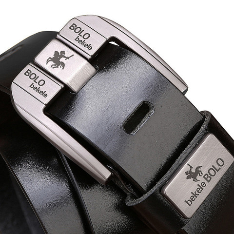 Leather Belt Fashion Vintage Metal Alloy Pin Buckle Waist Strap Belt for Jeans Male Luxury Designer Brand Belt 2022 ► Photo 1/6