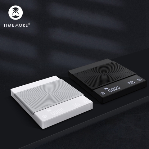 TIMEMORE Store Coffee Scale Kitchen Black White Electronic Light Weight Timer LED Display Screen Meeasure ► Photo 1/6