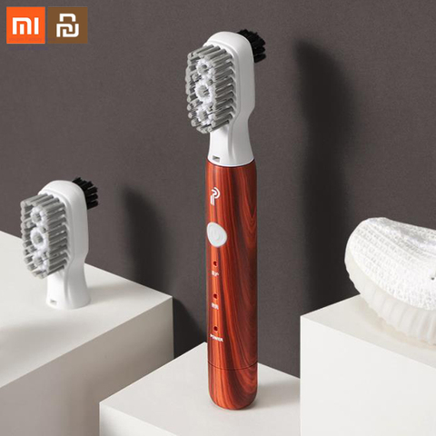 Xiaomi Sonic vibration shoes white shoes electric washer wash shoes double bristles clean lazy automatic brush ► Photo 1/5