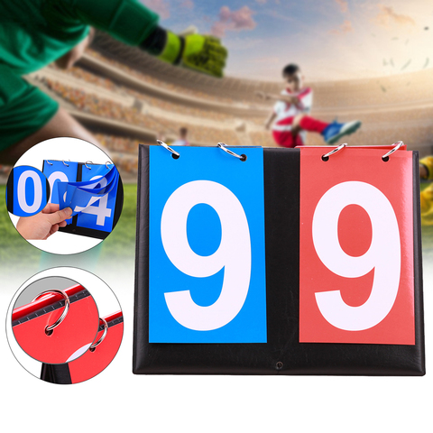 Basketball Multi Sports Football Table Tennis Flip 2 Digit Badminton Scoreboard Volleyball Portable Professional Counter Manual ► Photo 1/6