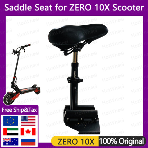 saddle seat zero10x zero 10x electric Scooter seat kit official accessory parts height adjustable chair 2 orders ► Photo 1/1